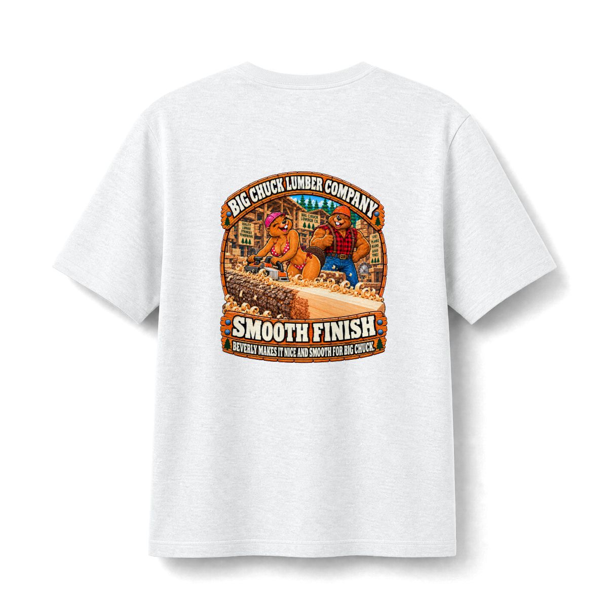 Smooth Finish t-shirt — back print