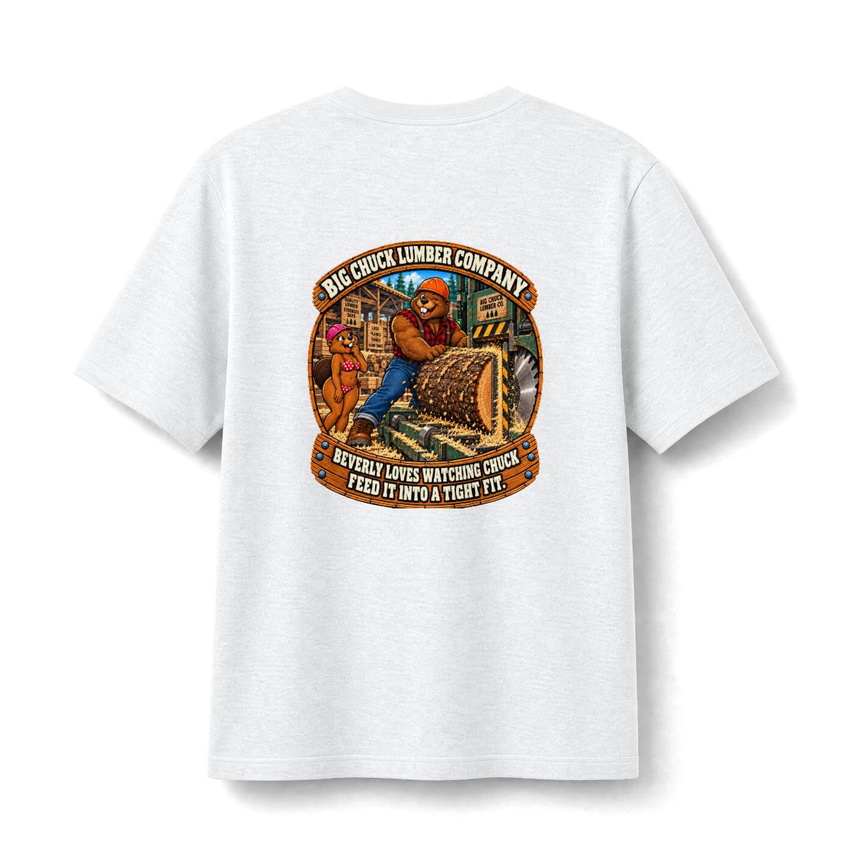 Tight Fit t-shirt — back print